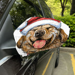 Santa Labrador Retriever Print Car Side Mirror Covers