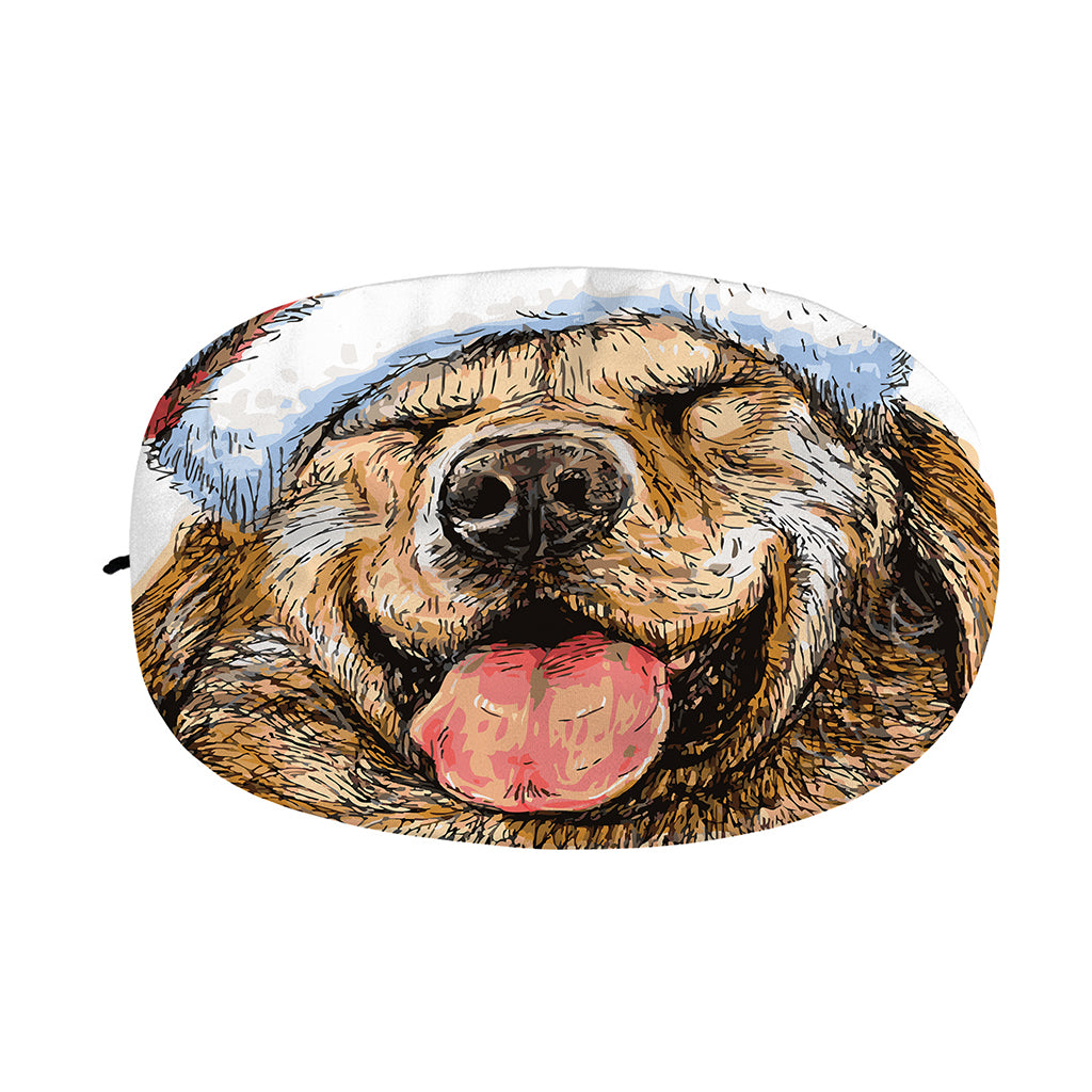 Santa Labrador Retriever Print Car Side Mirror Covers