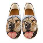 Santa Labrador Retriever Print Casual Shoes