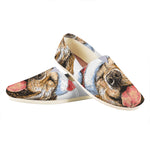 Santa Labrador Retriever Print Casual Shoes