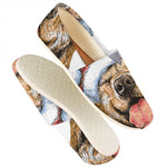 Santa Labrador Retriever Print Casual Shoes