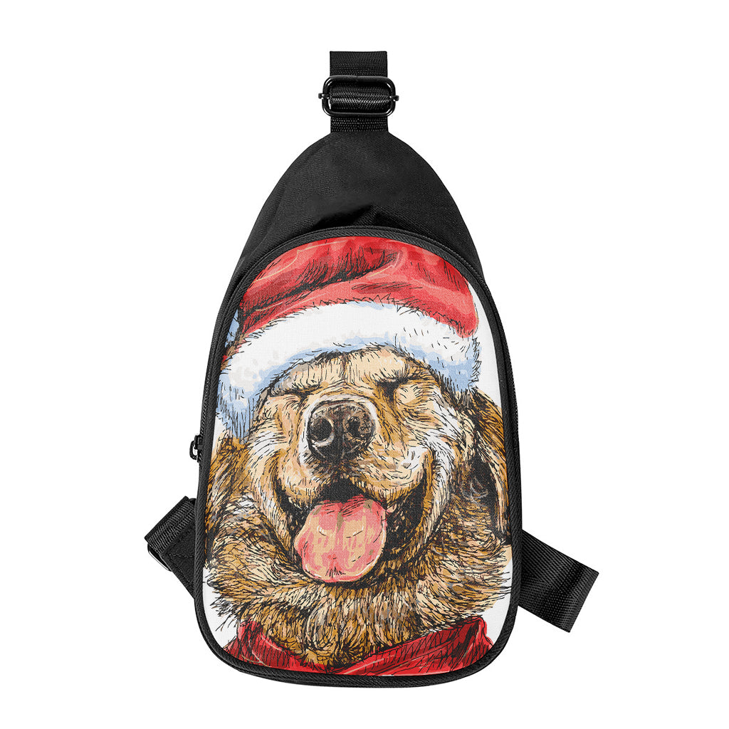 Santa Labrador Retriever Print Chest Bag