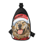 Santa Labrador Retriever Print Chest Bag