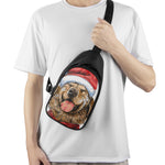 Santa Labrador Retriever Print Chest Bag