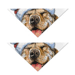 Santa Labrador Retriever Print Dog Bandana