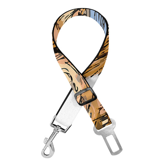 Santa Labrador Retriever Print Dog Seat Belt