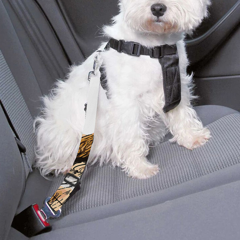 Santa Labrador Retriever Print Dog Seat Belt