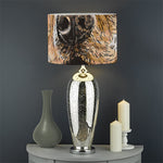 Santa Labrador Retriever Print Drum Lamp Shade