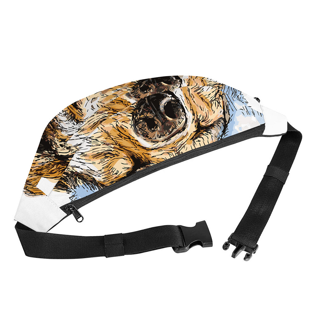 Santa Labrador Retriever Print Fanny Pack