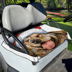 Santa Labrador Retriever Print Golf Cart Seat Cover