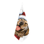 Santa Labrador Retriever Print Hand Towel