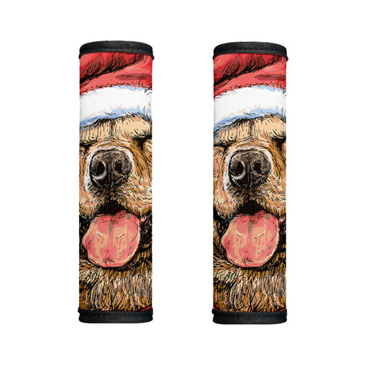 Santa Labrador Retriever Print Handle Covers