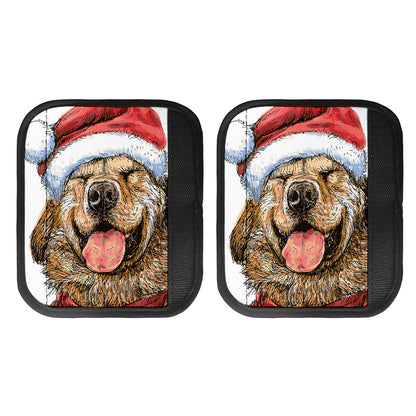 Santa Labrador Retriever Print Handle Covers