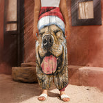 Santa Labrador Retriever Print Harem Pants