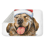 Santa Labrador Retriever Print Indoor Door Mat