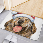 Santa Labrador Retriever Print Indoor Door Mat