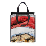 Santa Labrador Retriever Print Insulated Lunch Tote