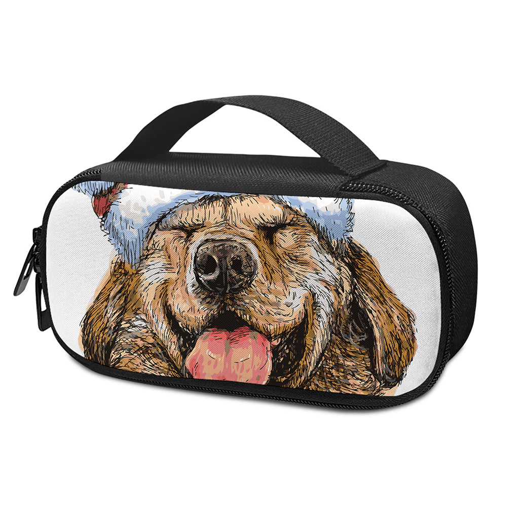 Santa Labrador Retriever Print Insulin Cooler Travel Case