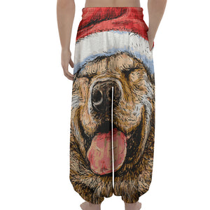 Santa Labrador Retriever Print Lantern Pants