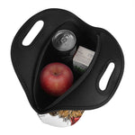 Santa Labrador Retriever Print Neoprene Lunch Bag