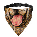 Santa Labrador Retriever Print Over The Collar Dog Bandana