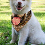 Santa Labrador Retriever Print Over The Collar Dog Bandana