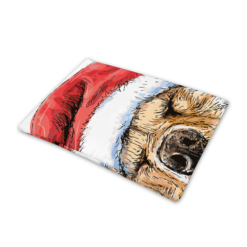 Santa Labrador Retriever Print Pet Cooling Mat Cover