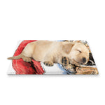 Santa Labrador Retriever Print Pet Cooling Mat Cover