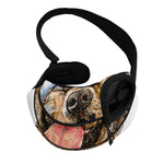 Santa Labrador Retriever Print Pet Sling Carrier