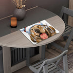 Santa Labrador Retriever Print Placemat