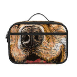 Santa Labrador Retriever Print Portable Lunch Bag