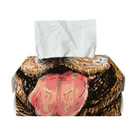 Santa Labrador Retriever Print Rectangle Tissue Box Cover