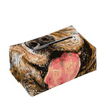 Santa Labrador Retriever Print Rectangle Tissue Box Cover