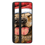 Santa Labrador Retriever Print Refrigerator Handle Covers