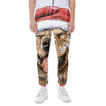 Santa Labrador Retriever Print Joggers
