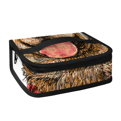 Santa Labrador Retriever Print Small Lunch Bag