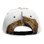 Santa Labrador Retriever Print Snapback Cap
