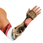 Santa Labrador Retriever Print Sun Protection Arm Sleeves