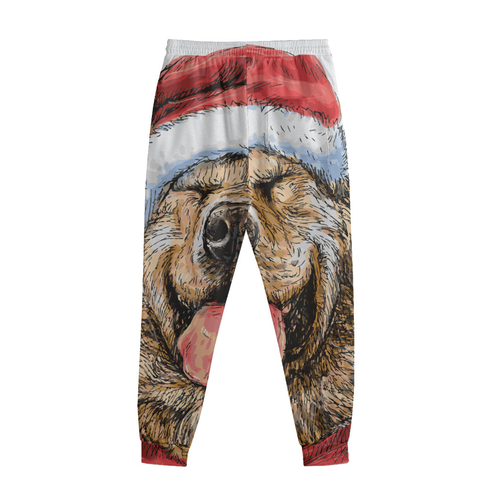 Santa Labrador Retriever Print Sweatpants