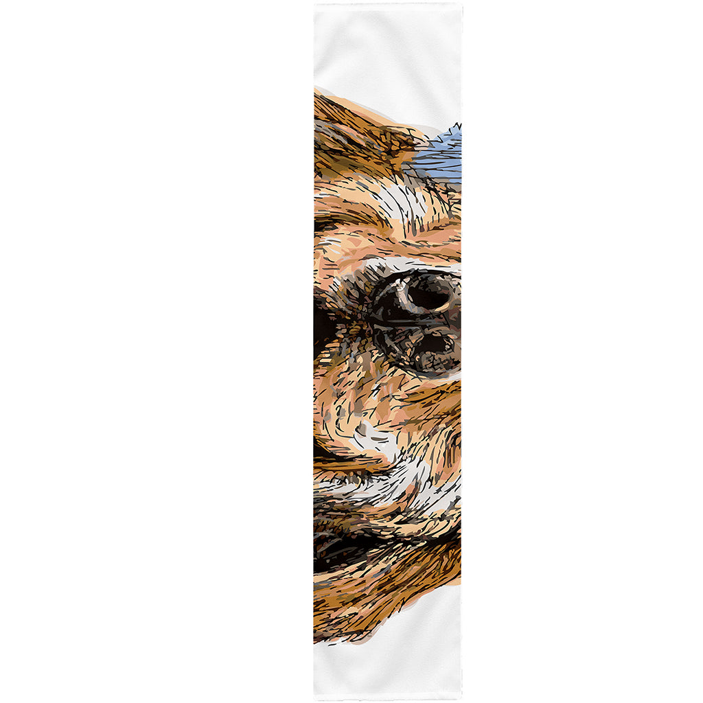 Santa Labrador Retriever Print Table Runner