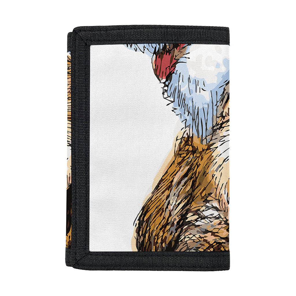 Santa Labrador Retriever Print Trifold Wallet