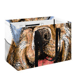 Santa Labrador Retriever Print Utility Tote Bag