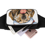Santa Labrador Retriever Print Waist Bag