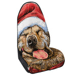 Santa Labrador Retriever Print Waterproof Car Seat Cover