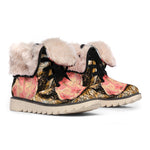 Santa Labrador Retriever Print Winter Boots