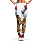 Santa Labrador Retriever Print Women's Leggings