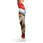Santa Labrador Retriever Print Women's Leggings