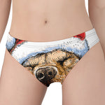 Santa Labrador Retriever Print Women's Panties