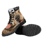 Santa Labrador Retriever Print Work Boots