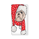 Santa Shih Tzu Print Baby Crib Sheet